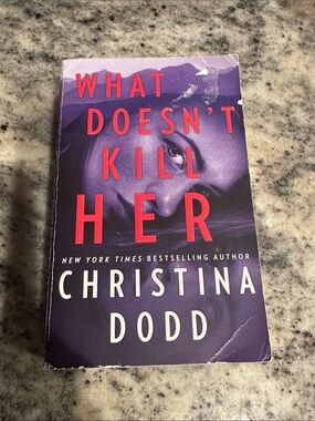 HQ Purple Paperback with Red Accent Text